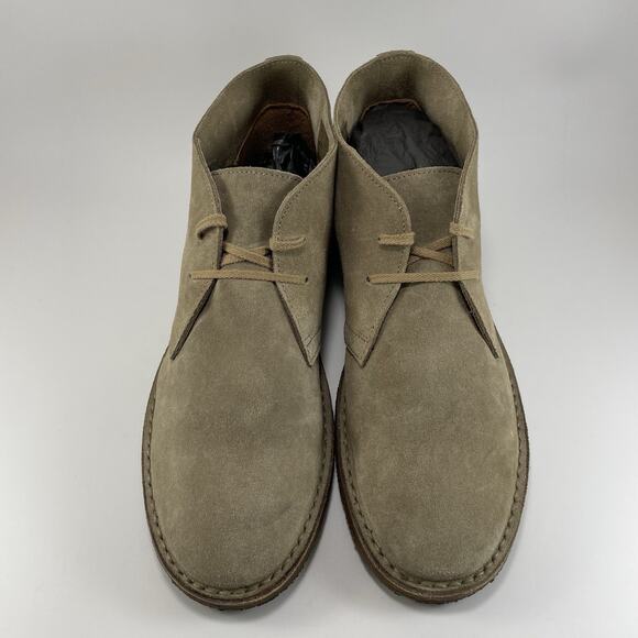 Rhodes Footwear Dylan Chukka Boots Mens Size 11 Tan Sand Suede Crepe Sole 2-Eye - Picture 10 of 11